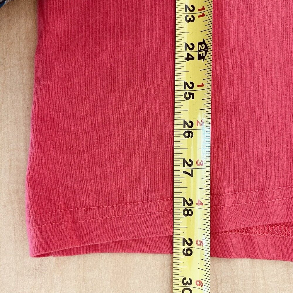 NWOT ARIAT REBAR Women's Coral Red Long Sleeve Hooded T-shirt Size Medium - Picture 13 of 13